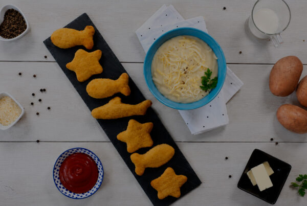 Figuritas de pescado rebozadas